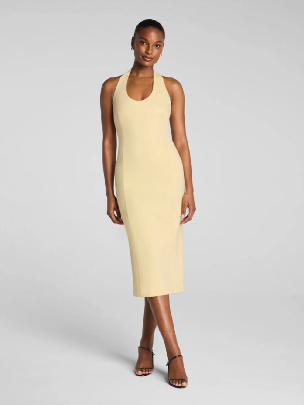 SPANXshape® Ponte Halter Midi Dress